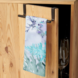 Watercolor Winter Landscape Happy Holidays Theedoek