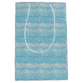 Watercolor Winter Patroon Medium Cadeauzakje (Voorkant)