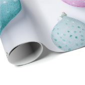 Watercolor Winter Wonderland Christmas Wrap Cadeaupapier (Rol Hoek)