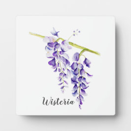 Watercolor Wisteria Botanisch Fotoplaat