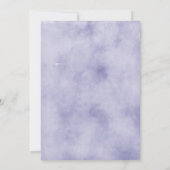 Watercolor Wisteria Frame Trouwkaart Uitnodiging (Achterkant)