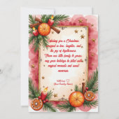 Watercolor With own photo Twinkle & Toasts card Kaart (Achterkant)