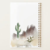 Watercolor Woestijn Planner | 5.5 x 8.5 | Jaarlijk (Achterkant)