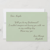 Watercolor Woestijn Rode Succulenten Kaart (Achterkant)