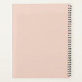 Watercolor Wolf Op Maat Planner (Achterkant)