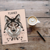 Watercolor Wolf Op Maat Planner