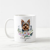 Watercolor Yorkshire Terrier Koffiemok (Links)