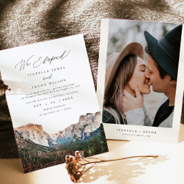 Watercolor Yosemite National Park We Elopeden Kaart