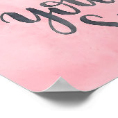 Watercolor "You Are My Sunshine" Cute Space Kids Poster (Hoek)