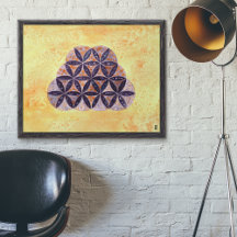 Watercolor Zaad Des Levens Muur Kunst