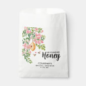 Watercolor Ze Heeft Haar Honing Bruiloft Feest  Bedankzakje (Voorkant)