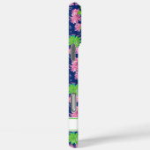 Watercolor Zeepaarden met Monogram Case-Mate iPhone Case (Achterkant / Rechts)