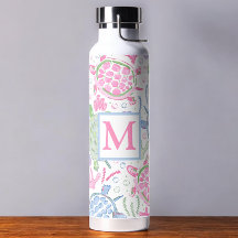 Watercolor Zeeschildpadden / Monogram Kust