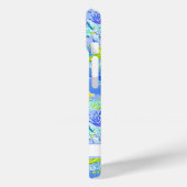 Watercolor Zeester met Initialen Case-Mate iPhone Case (Achterkant / Links)