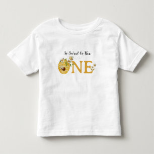 Watercolor Zo Schattig om Eén Te Zijn Verjaardags Kinder Shirts