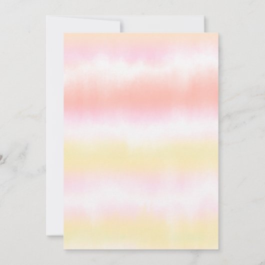 Watercolor Zomer Flamingo's Kerstmis In Juli Kaart (Achterkant)