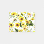 Watercolor Zonnebloem 7 Post-it® Notes (Voorkant)
