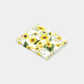 Watercolor Zonnebloem 7 Post-it® Notes (Schuin)