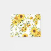 Watercolor Zonnebloem 8 Post-it® Notes (Voorkant)