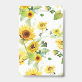 Watercolor Zonnebloem Badge (Achterkant)