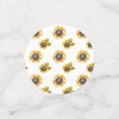 Watercolor Zonnebloem Confetti (Kleine voorkant)