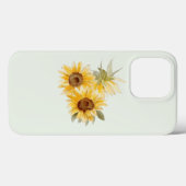Watercolor Zonnebloemen Case-Mate iPhone Case (Achterkant (horizontaal))