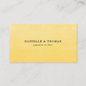 Watercolor Zonnebloemen en Eucalyptus Guirlande Plaatskaartje (Achterkant)