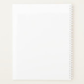 Watercolor zonnebloemen gepersonaliseerd, aangepas planner (Achterkant)