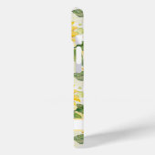 Watercolor Zonnebloemen Monogram Case-Mate iPhone Case (Achterkant / Links)