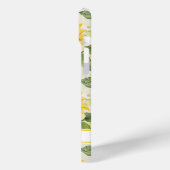 Watercolor Zonnebloemen Monogram Case-Mate iPhone Case (Achterkant / Links)