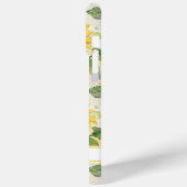 Watercolor Zonnebloemen Monogram Case-Mate iPhone Case (Achterkant / Links)
