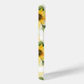 Watercolor Zonnebloemen Monogram Case-Mate iPhone Case (Achterkant / Rechts)