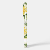 Watercolor Zonnebloemen Monogram Case-Mate iPhone Case (Achterkant / Links)