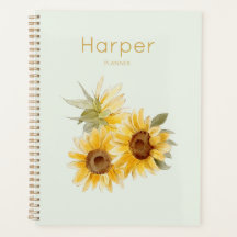 Watercolor Zonnebloemen Persoonlijk