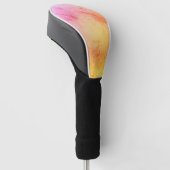 Watercolor Zonsondergang Golf Head Cover (Schuin)