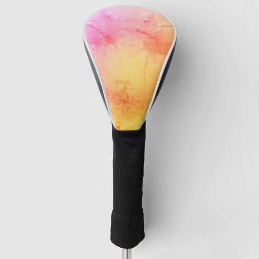 Watercolor Zonsondergang Golf Head Cover (Voorkant)