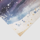 Watercolor Zonsondergang Serie Design 2 Tissuepapier (Detail)