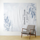 Watercolorblad Bruidsbruiloft Fotocabine Achtergro Wandkleed (In Situ (horizontaal))