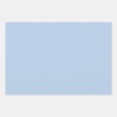 WatercolorBlue Gingham Wrapping Paper Sheet Set (Voorkant 2)