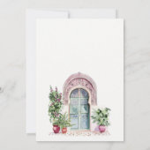 Watercolorfoto-basis voor Vellum met Marokkaanse d Kaart (Achterkant)