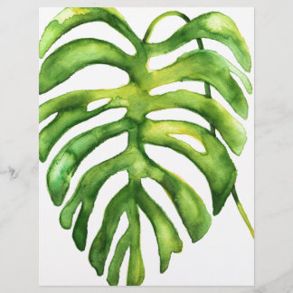 WatercolorGreenPalm1