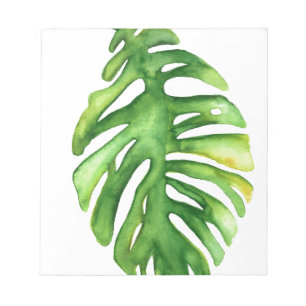 WatercolorGreenPalm2 Notitieblok