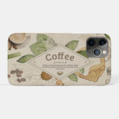 WatercolornCoffee Collage Case-Mate iPhone Case (Achterkant (horizontaal))