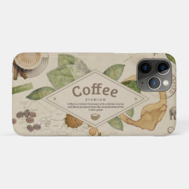 WatercolornCoffee Collage Case-Mate iPhone Case