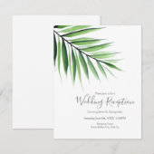 Watercolorpalm Kaart (Voorkant / Achterkant)