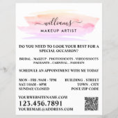 Watercolorpenseelstreek, Reclame voor Visagist Flyer (Voorkant)