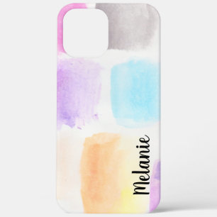 Watercolorpenseelstreken Kleurrijke Regenboog Case-Mate iPhone Case