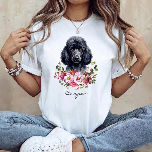 Watercolorpoedel T-shirt