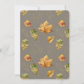 Watercolorpompoenen Ruit Virtuele Baby Shower Kaart (Achterkant)