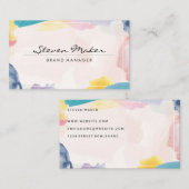 Watercolorrand Visitekaartje (Voorkant / Achterkant)